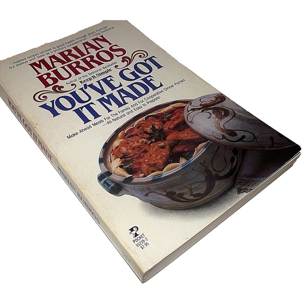 Marian Burros Cookbook Make Ahead Meals You've Got it Made Recipes Steps Cook PB